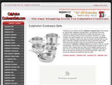 Tablet Screenshot of calphaloncookwaresets.com